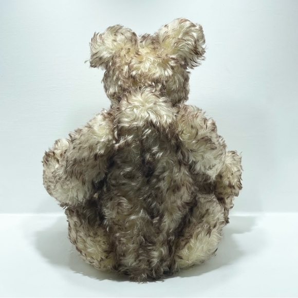 Antique Old Teddy Bear Brown mohair open mouth Embroidered Nose - Picture 4 of 10